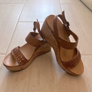 Kork Ease Light Brown Wedge
